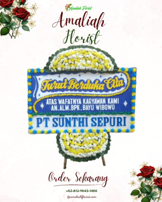 Papan Bunga Duka di Serang